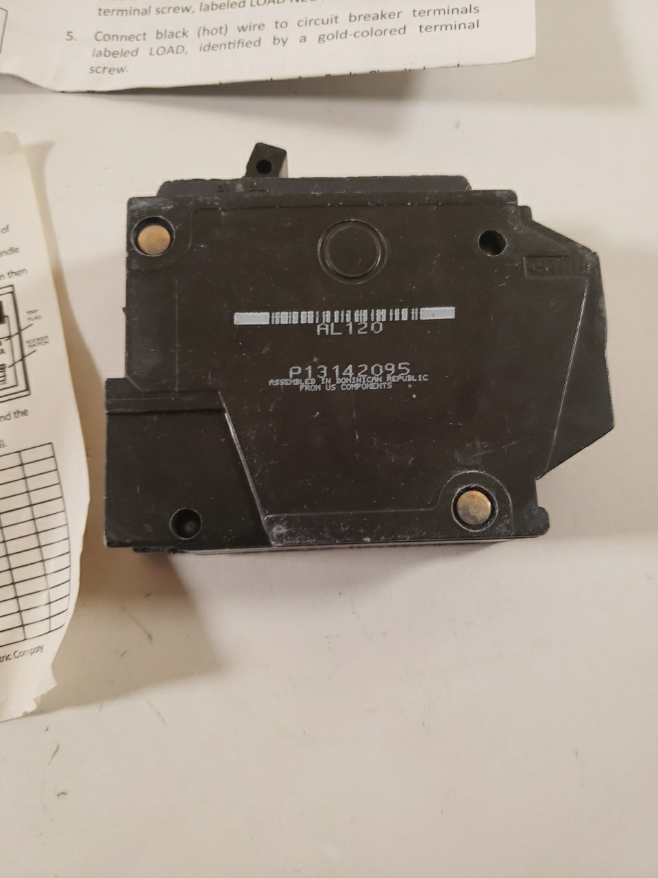 GE Combination Arc Fault Circuit Breakers THQL1120AF2, 20 Amps 120 Volts 1 Pole