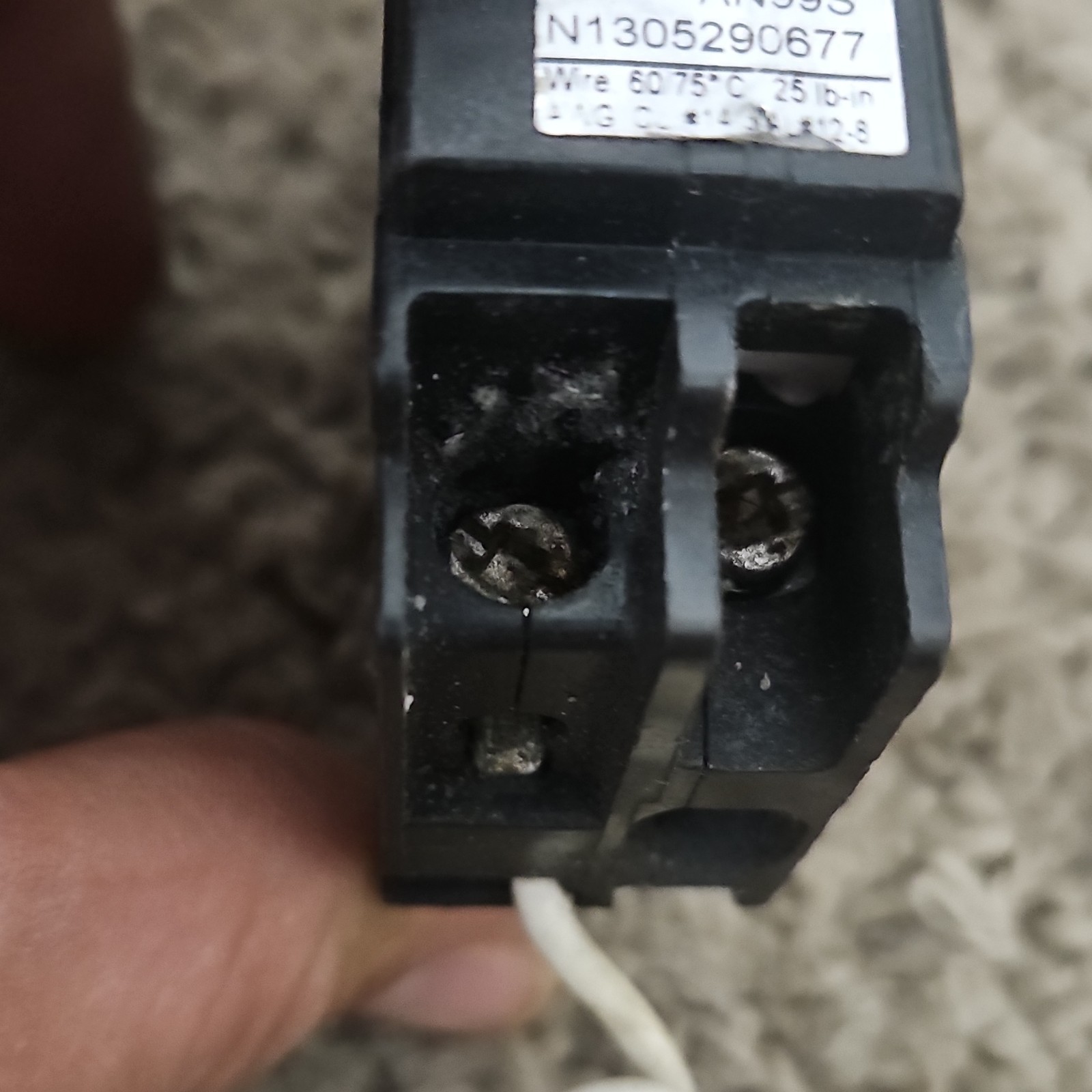 15A Combination AFCI Circuit Breaker 1-Pole 120V Plug-In Test Button AN99S