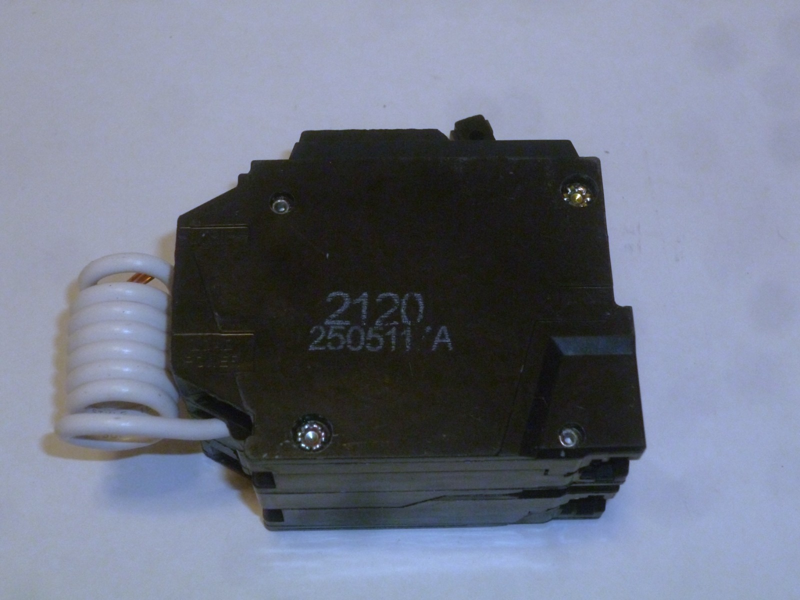 ABB 20A Double Pole Ground Fault Circuit Breaker with Self-Test THQL2120GFTA