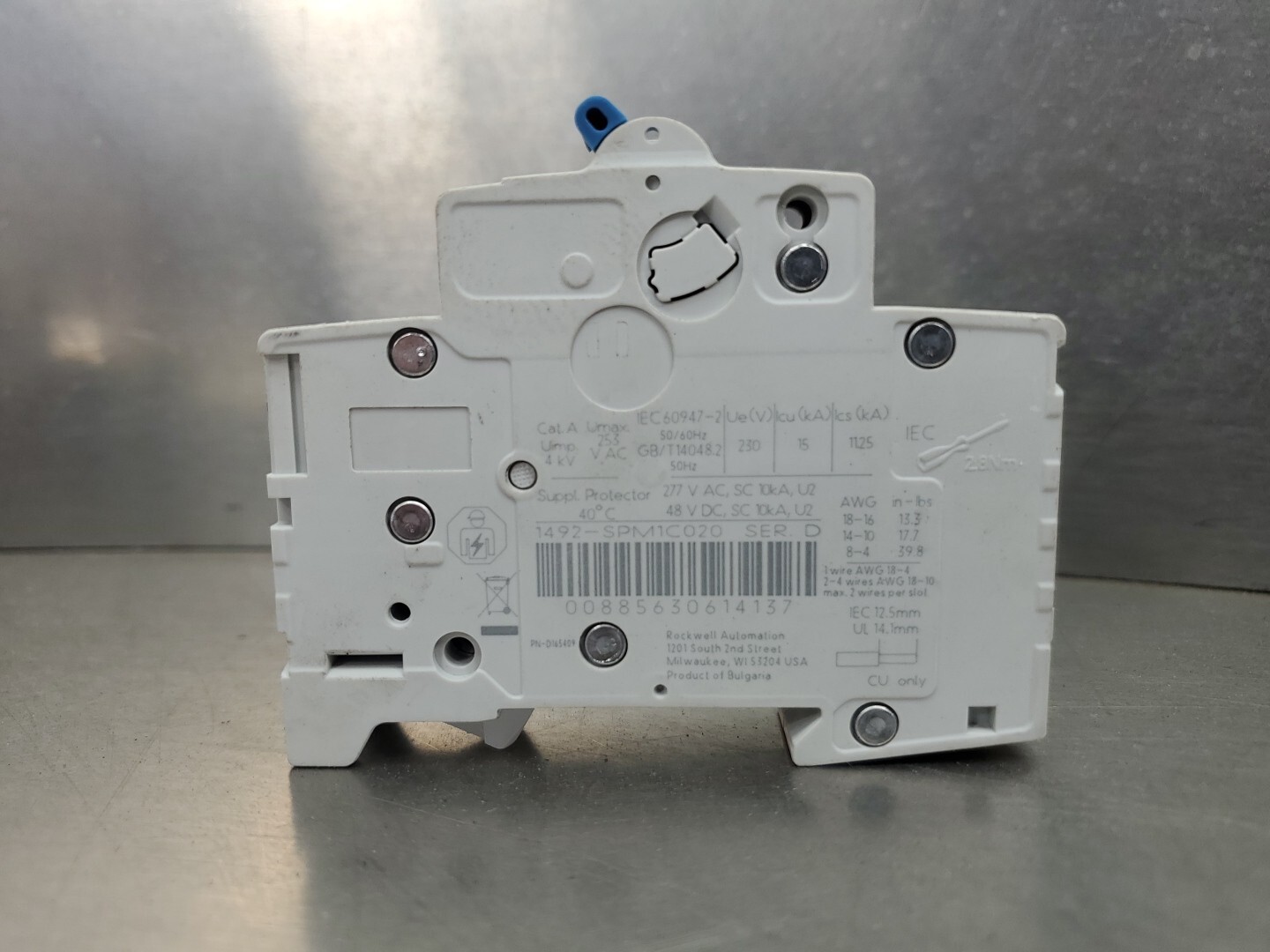 ALLEN BRADLEY 1492-SP C2A CIRCUIT BREAKER (1492-SPM1C020) 4E-35