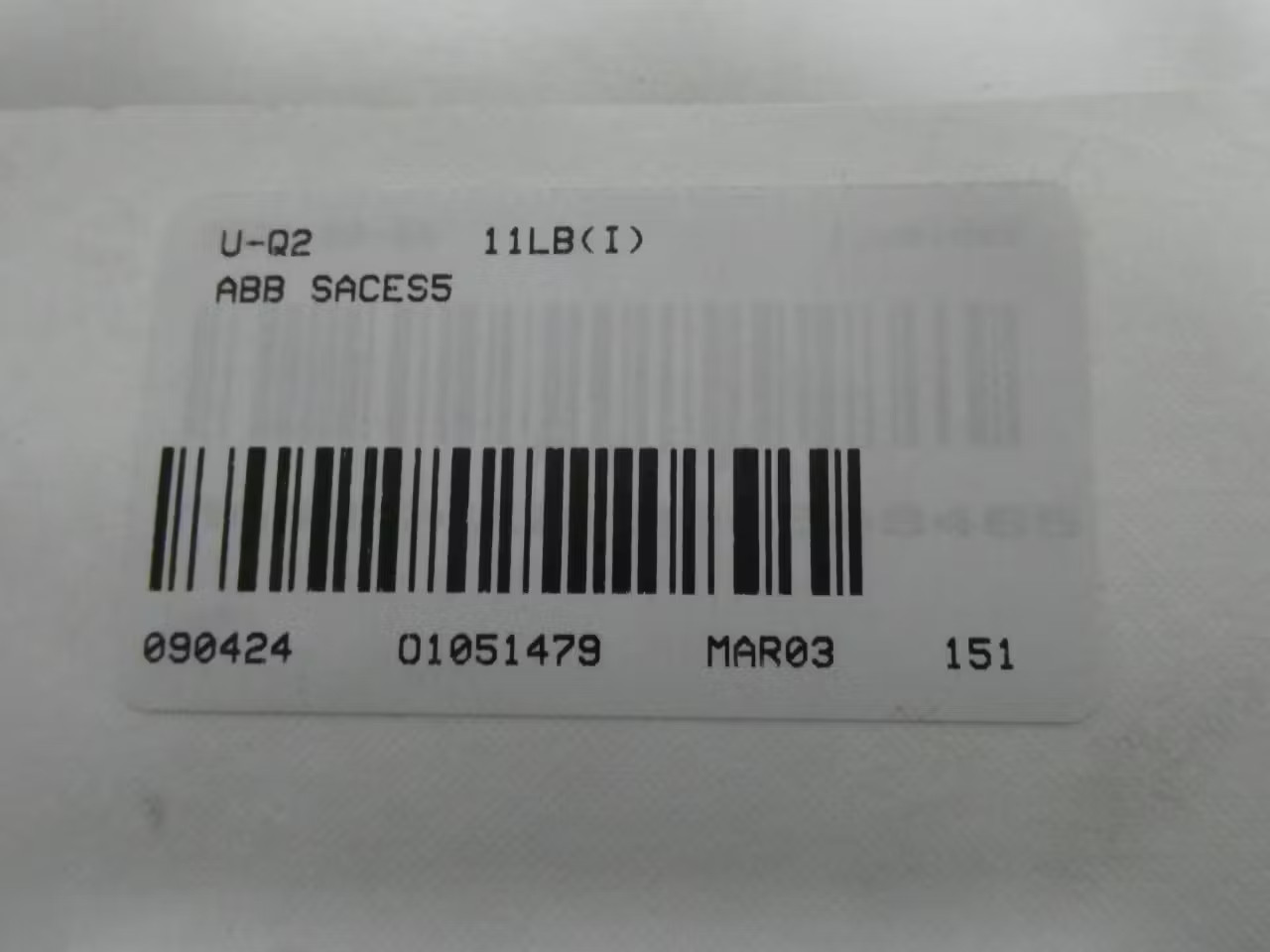 Abb S5H PR211 Sace S5 Molded Case Circuit Breaker 3p 400a Amp 600v-ac