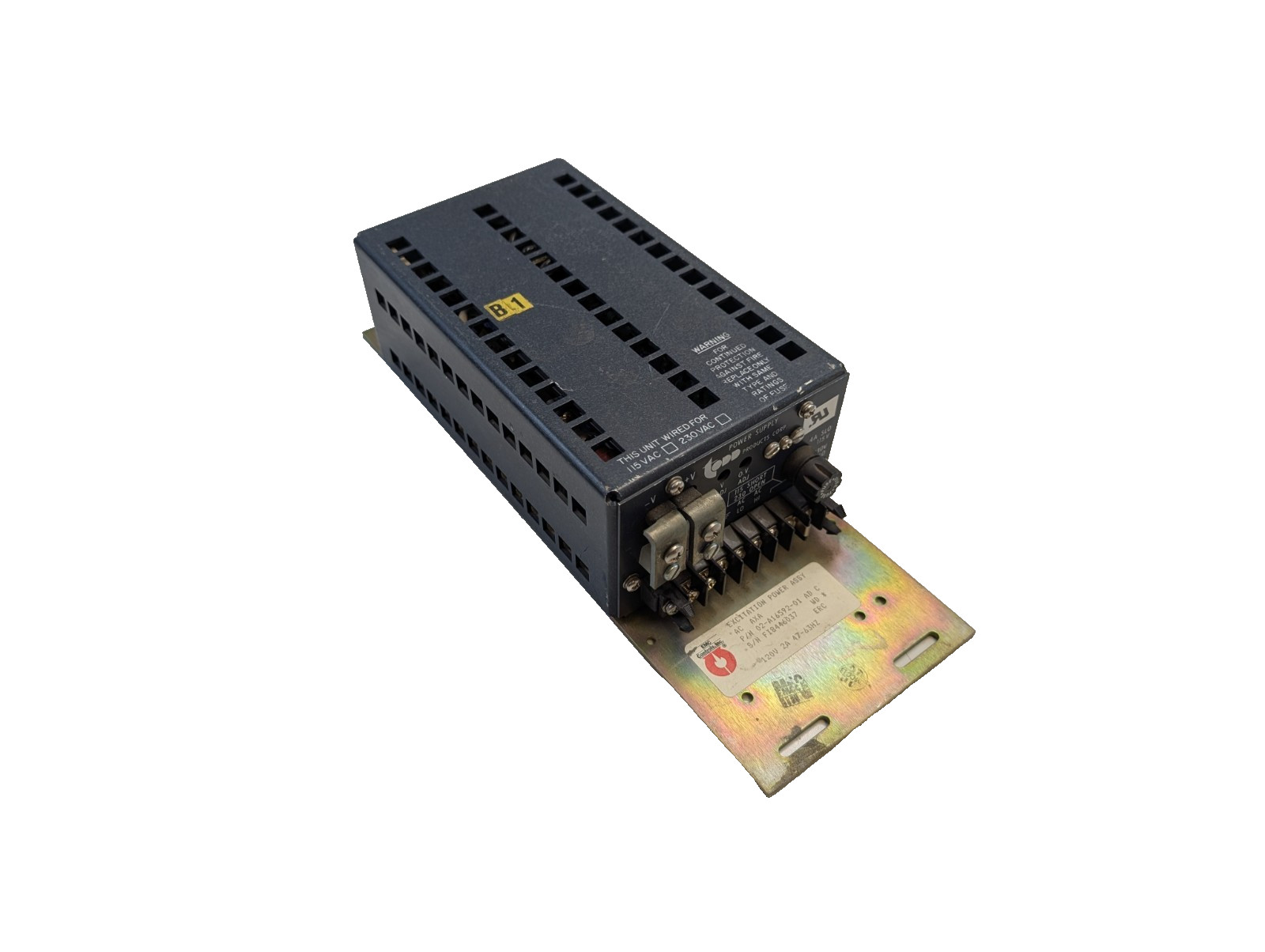 TODD SW24-7.5 Power Supply 8A/4A 120V 47-63HZ
