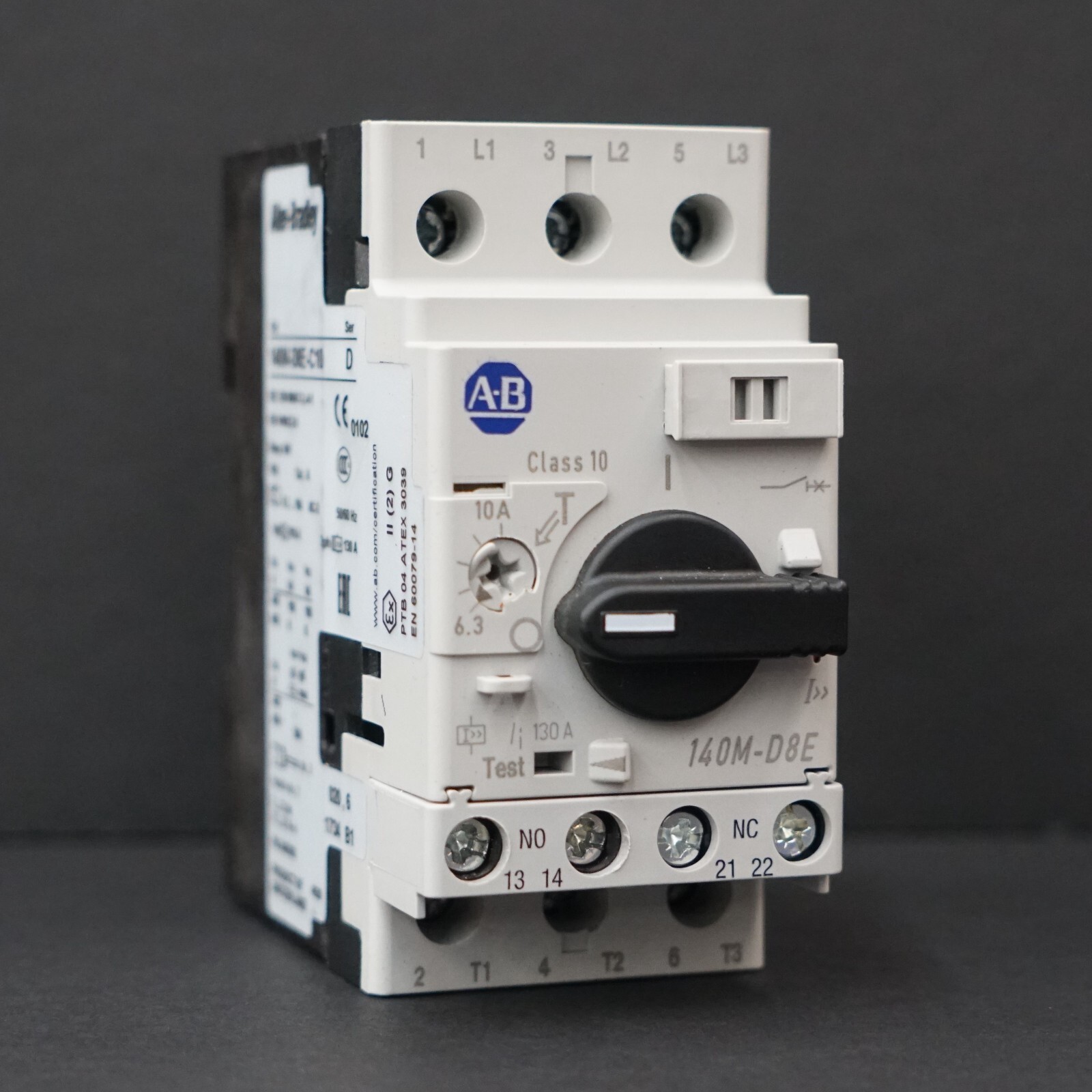 Allen Bradley 140M-D8E-C10 Motor Protection Circuit Breaker, SER D