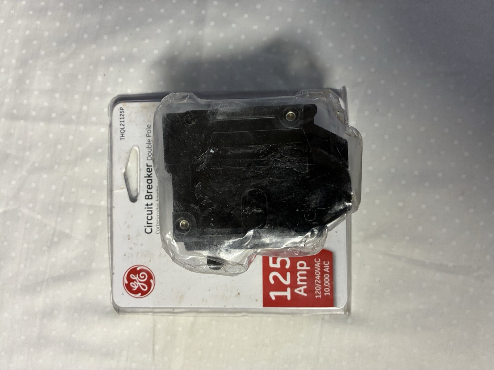 GE THQL21125P 125 Amp Double Pole Circuit Breaker NEW SEALED