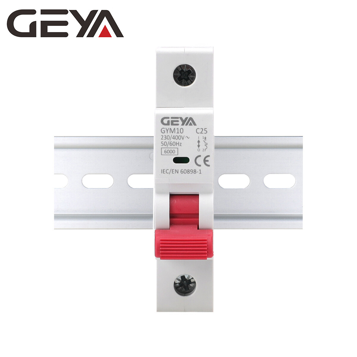 GEYA AC Mini Circuit Breaker 1P 6/10/16/25/32/40/50/63A 6kA C Curves Safe Switch