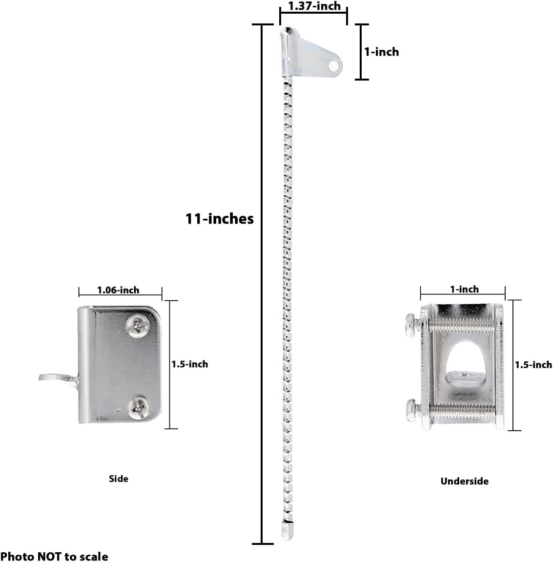 70203 Chrome Curb Feelers, Universal Fitment, Helps to Prevent Curb Damage, Curb