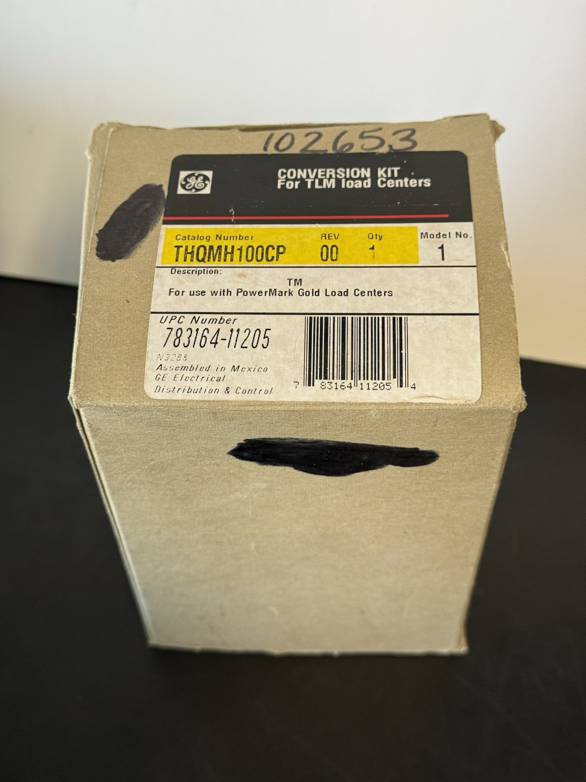 GE PowerMark Gold 100 Amp 4 in. Double-Pole Main Breaker THQMH100CP