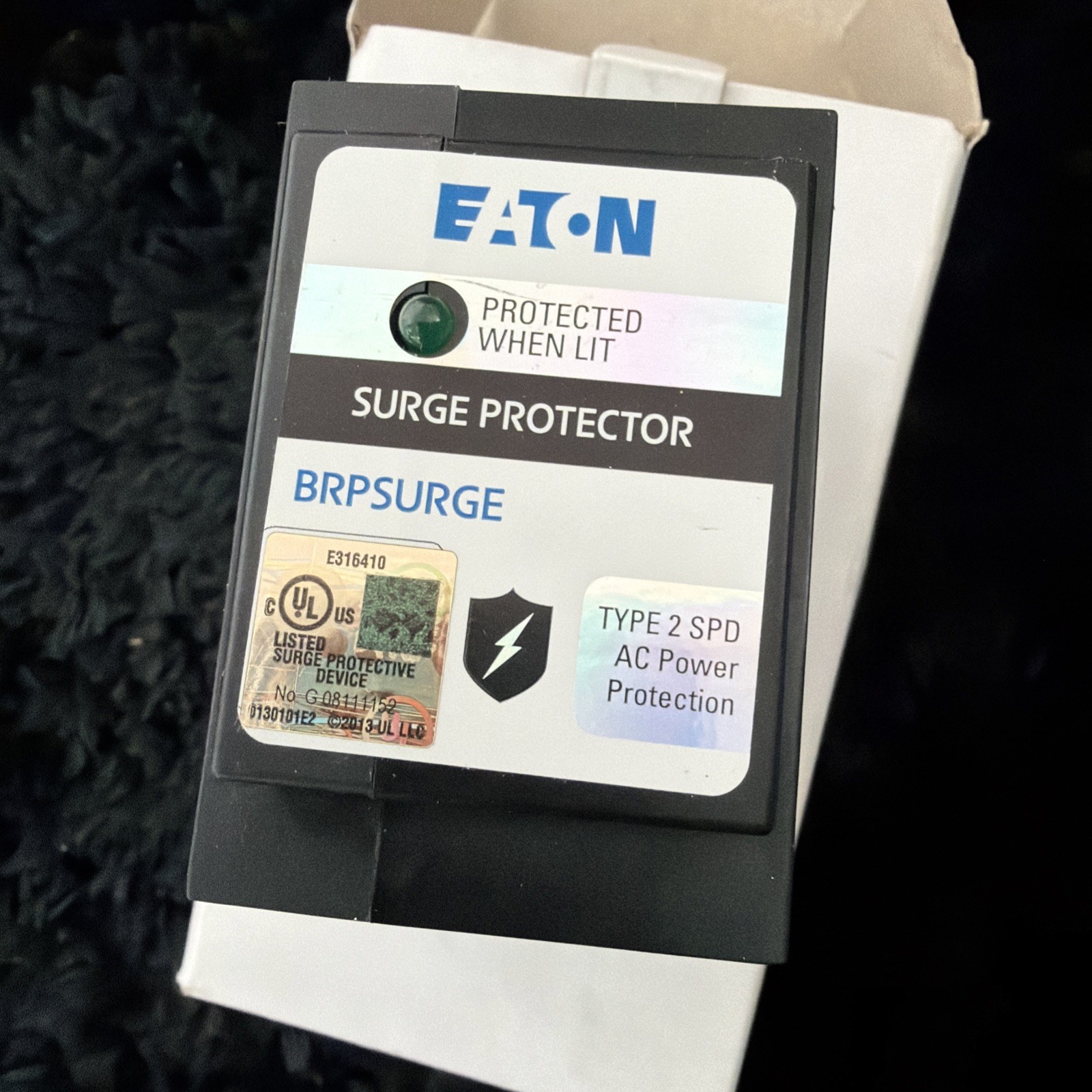 Eaton BRPSURGE – Surge Protection Device – Type 2 – 120/240 VAC – 2 Pole – NEW