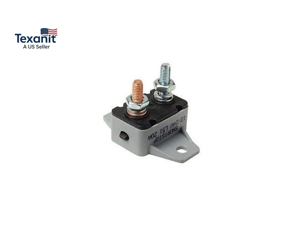 Manual Reset Circuit Breaker, 50 Amp