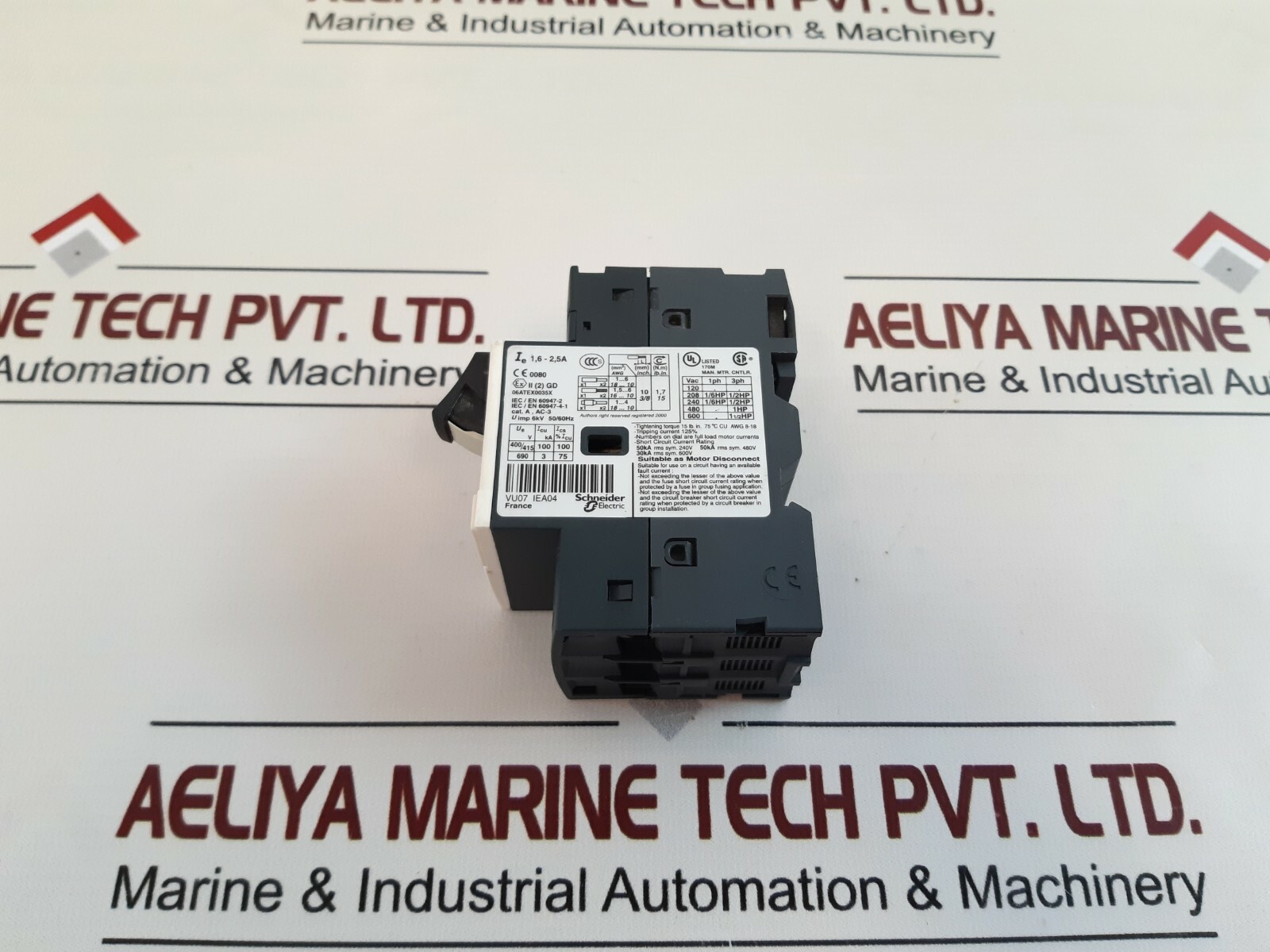 Telemecanique GV2ME07/1.6-2.5A Motor Circuit Breaker 50/60Hz