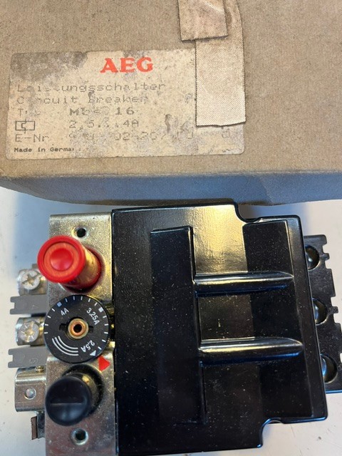 AEG Mbs 16 CIRCUIT BREAKER 16A 660V, 50HZ