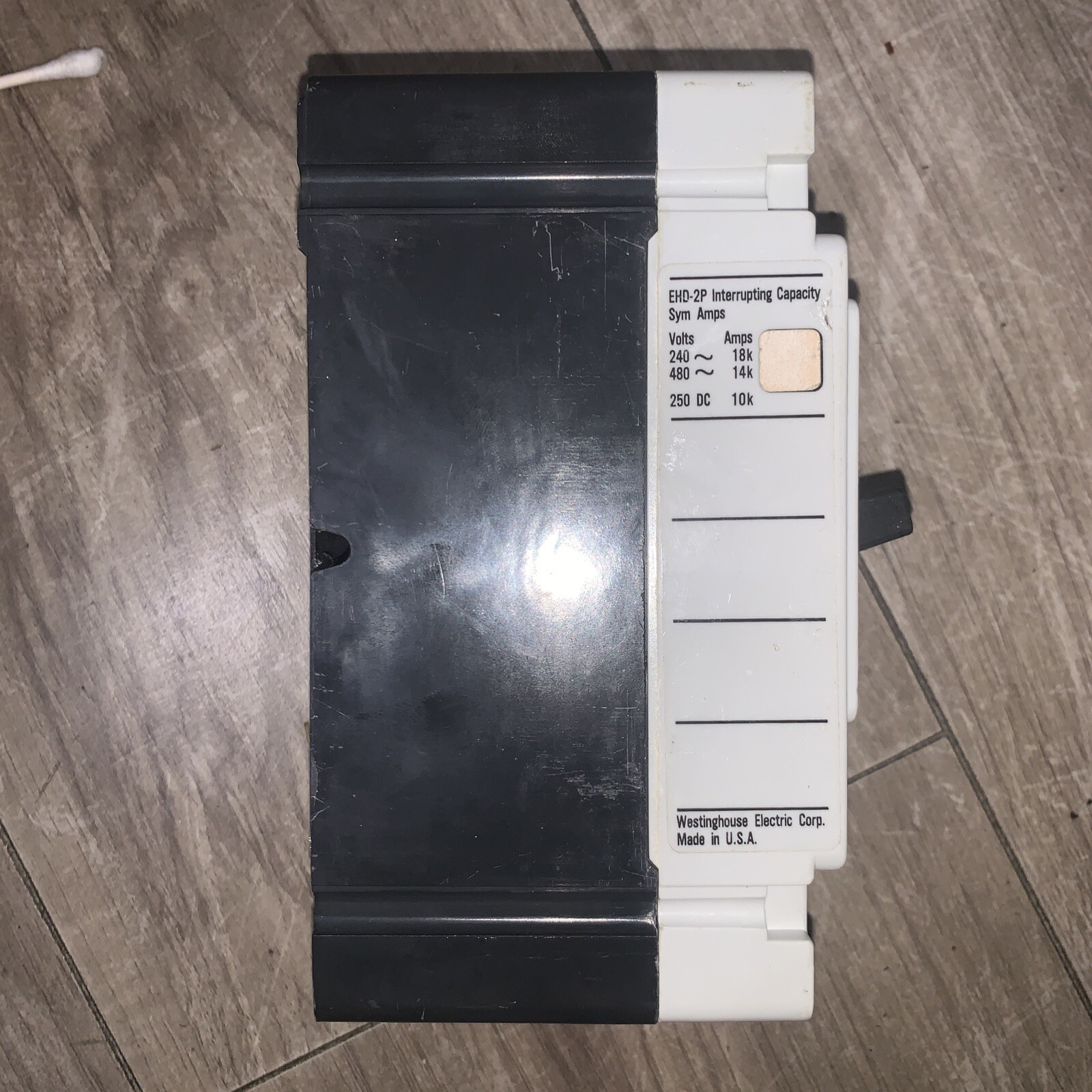 Eaton Cutler-Hammer EHD2035 35A 480V 250VDC 2P Industrial Circuit Breaker(BLUE)