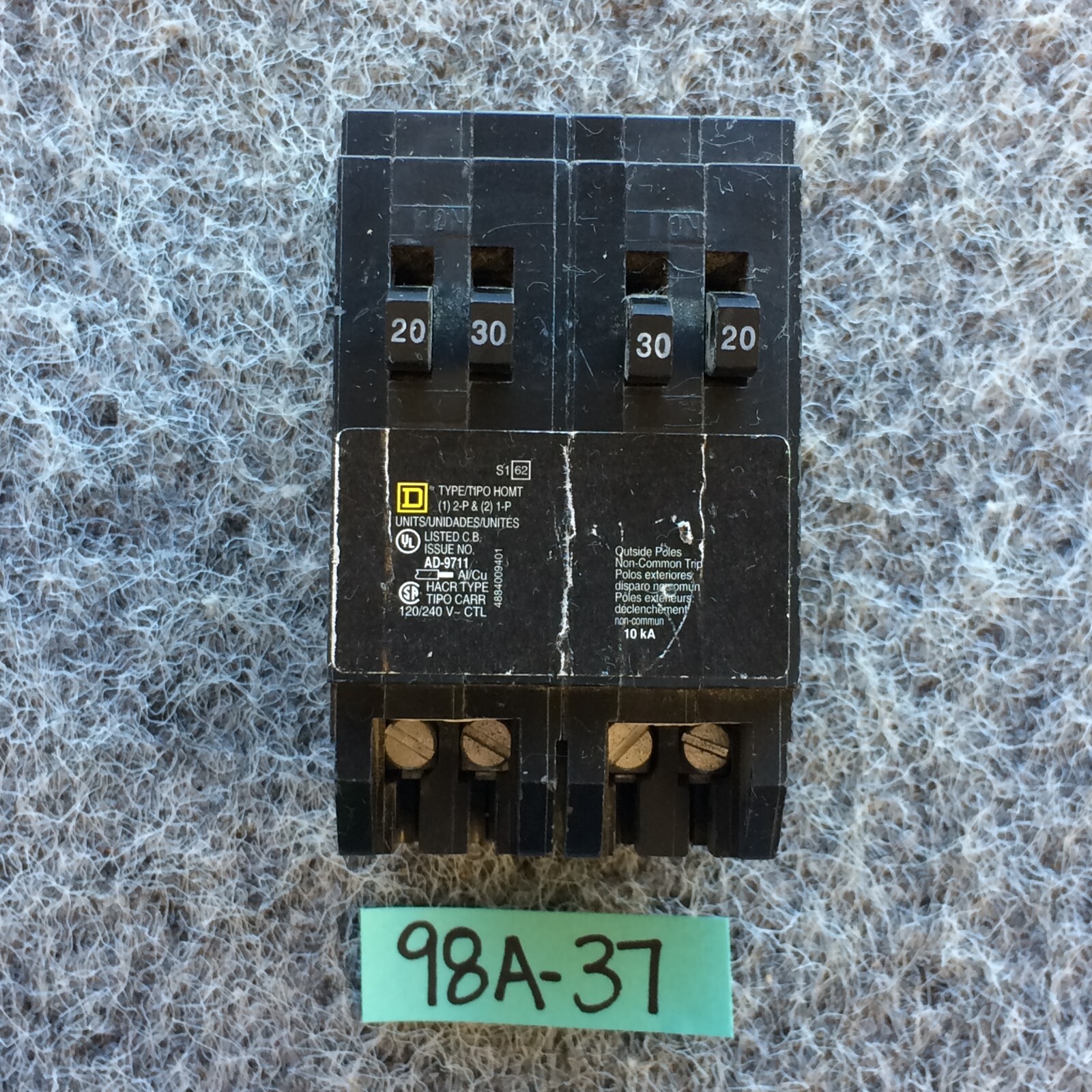 Square D HOMT2020230CP Square D Homeline Double Pole HOMT2020230 CP Warranty