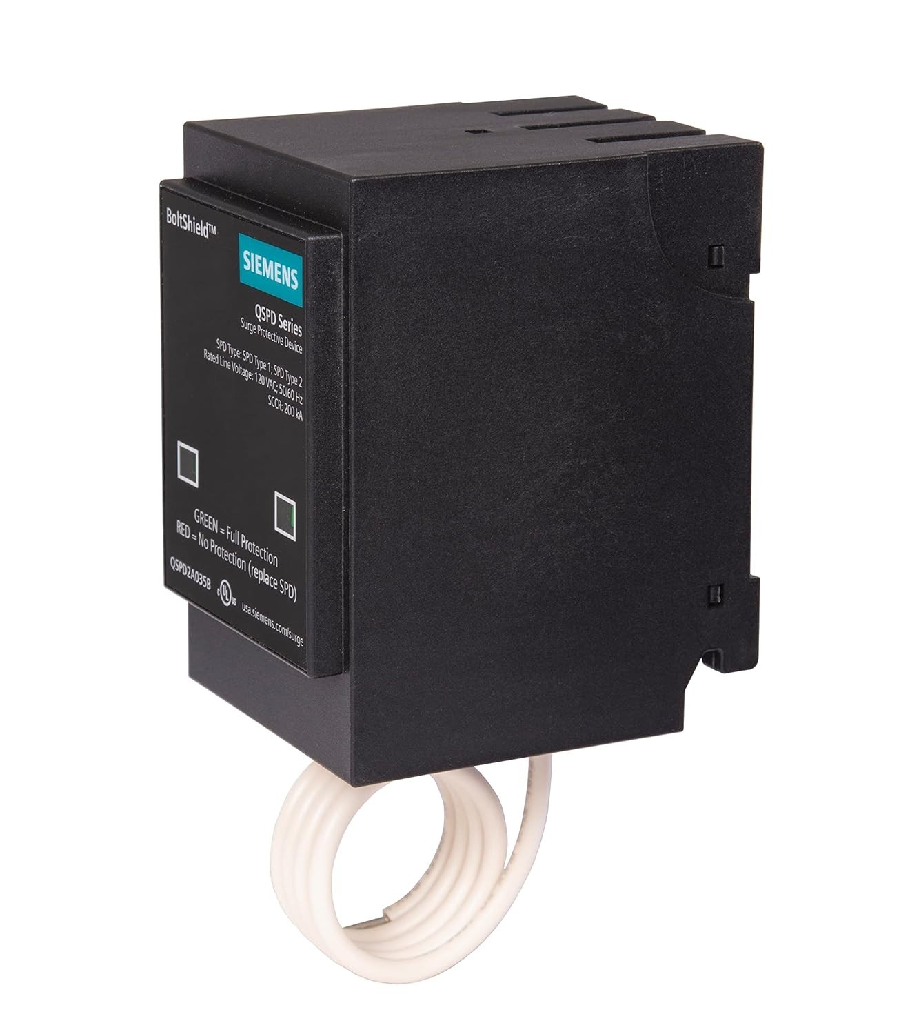 Siemens QSPD2A035B 35 KAmp BoltShield Indoor Surge Protective Device