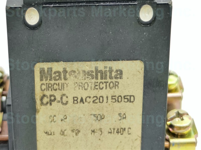 Matsushita CP-C BAC201505D Circuit Breaker 5A 30 DAYS WARRANTY FAST SHIPPING!!!