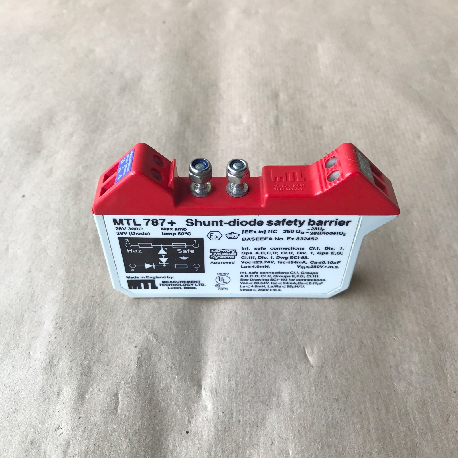 MTL 787+ SHUNT DIODE SAFETY BARRIER