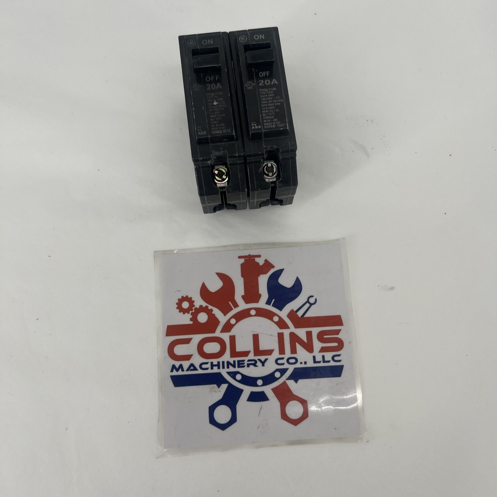 Lot Of 2 New GE THQL1120 20A 120/240V Circuit Breakers