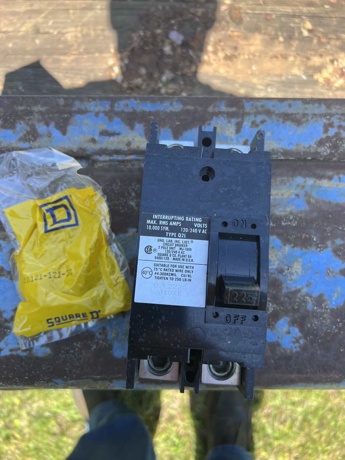 Square D QBL22225 225A 240V Circuit Breaker
