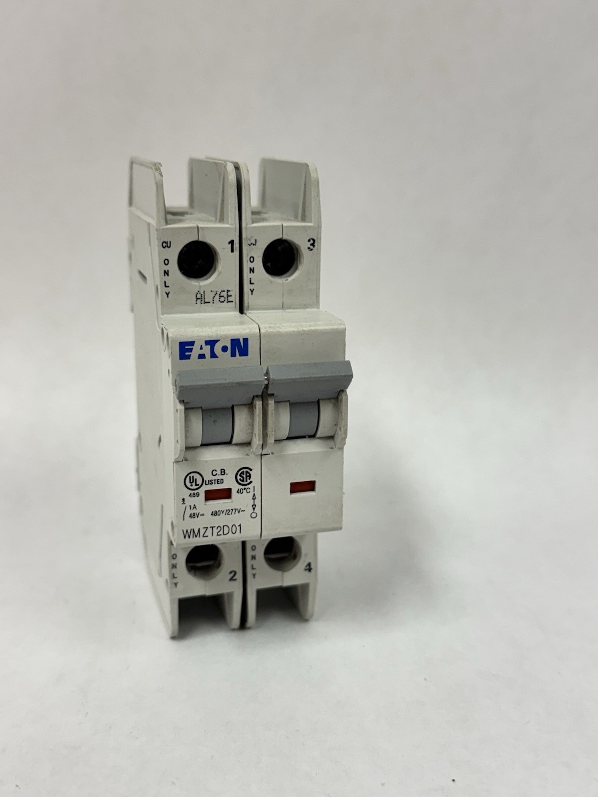 Eaton FAZ-D6/2-NA 277/480 VAC 6A 2-Pole Miniature Circuit Breaker (102184)