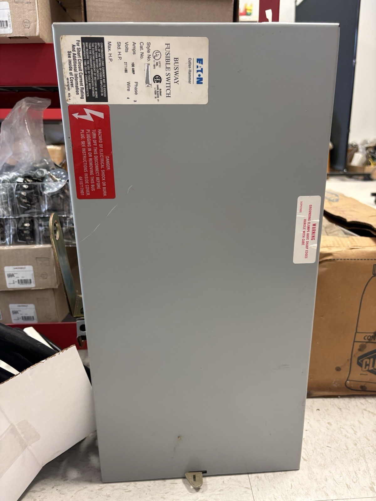 Eaton / Cutler-Hammer 100A Fusible Busway Plug-In Switch