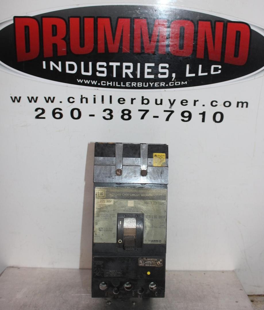SQUARE D I-LINE CIRCUIT BREAKER KC34225 SERIES 2 225 AMP 480 VAC 3-POLE