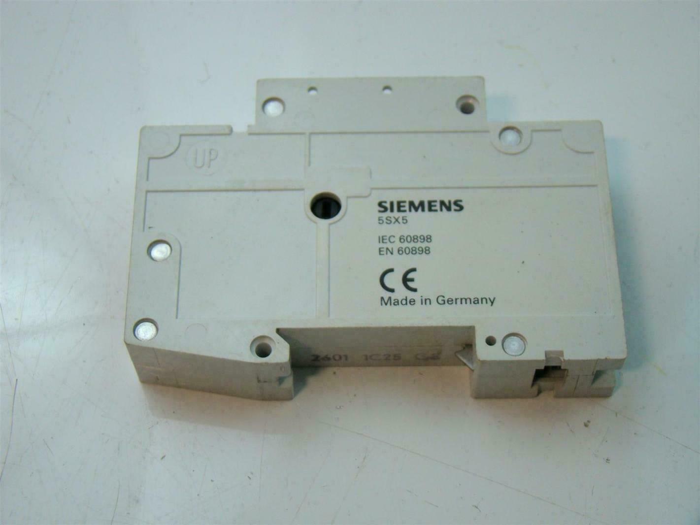 Siemens 25a Circuit Breaker Din Mount 230/440V 5SX21-C25