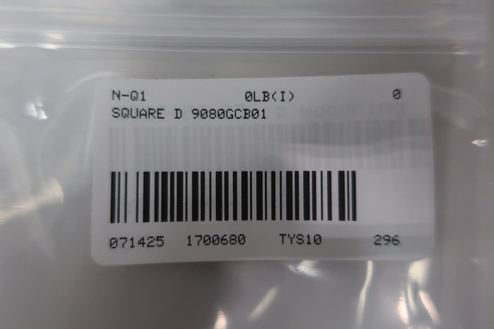 Square D 9080GCB01 Circuit Breaker 0.1a 250v-ac 65v-dc 1p