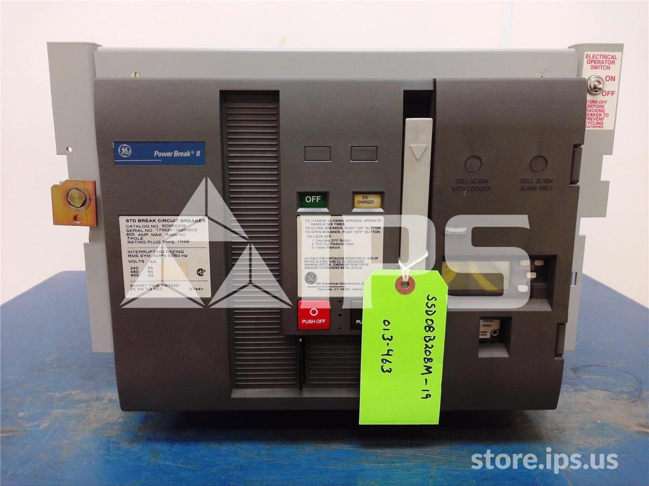 SSD08B208 – 800A GE SSD POWER BREAK II MO/DO SKU013463