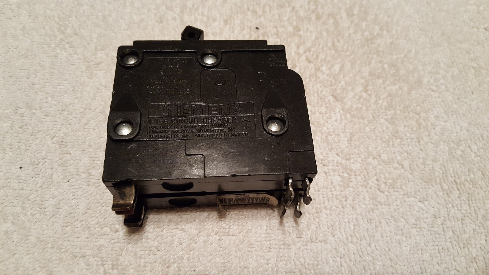 SIEMENS ITE QD250 QD PLUG IN 2 POLE BREAKER 50A