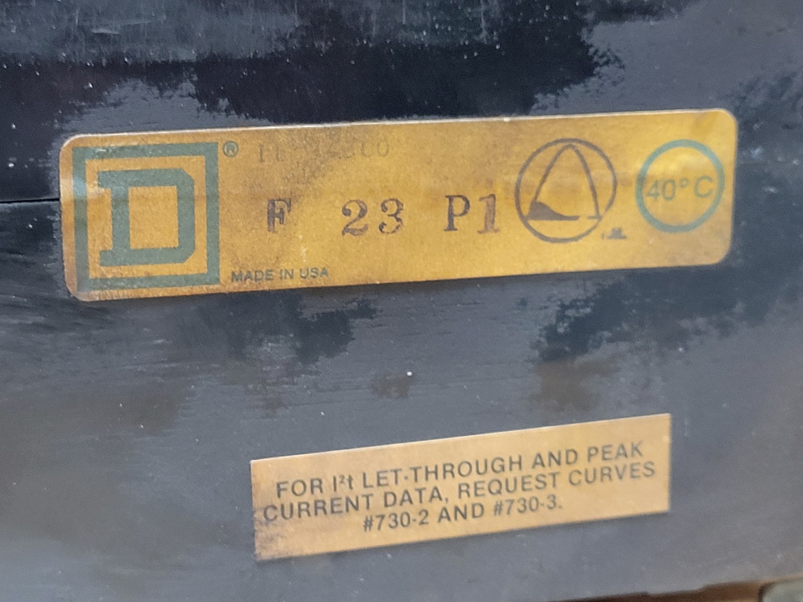 Square D IL34300 I-Limiter Circuit Breaker 300A 3P 480V Type IL