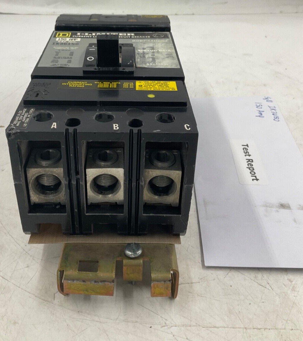 SQUARE D IK36150 I-LINE CURRENT LIMITING KI36150 BREAKER 150 A KC34150