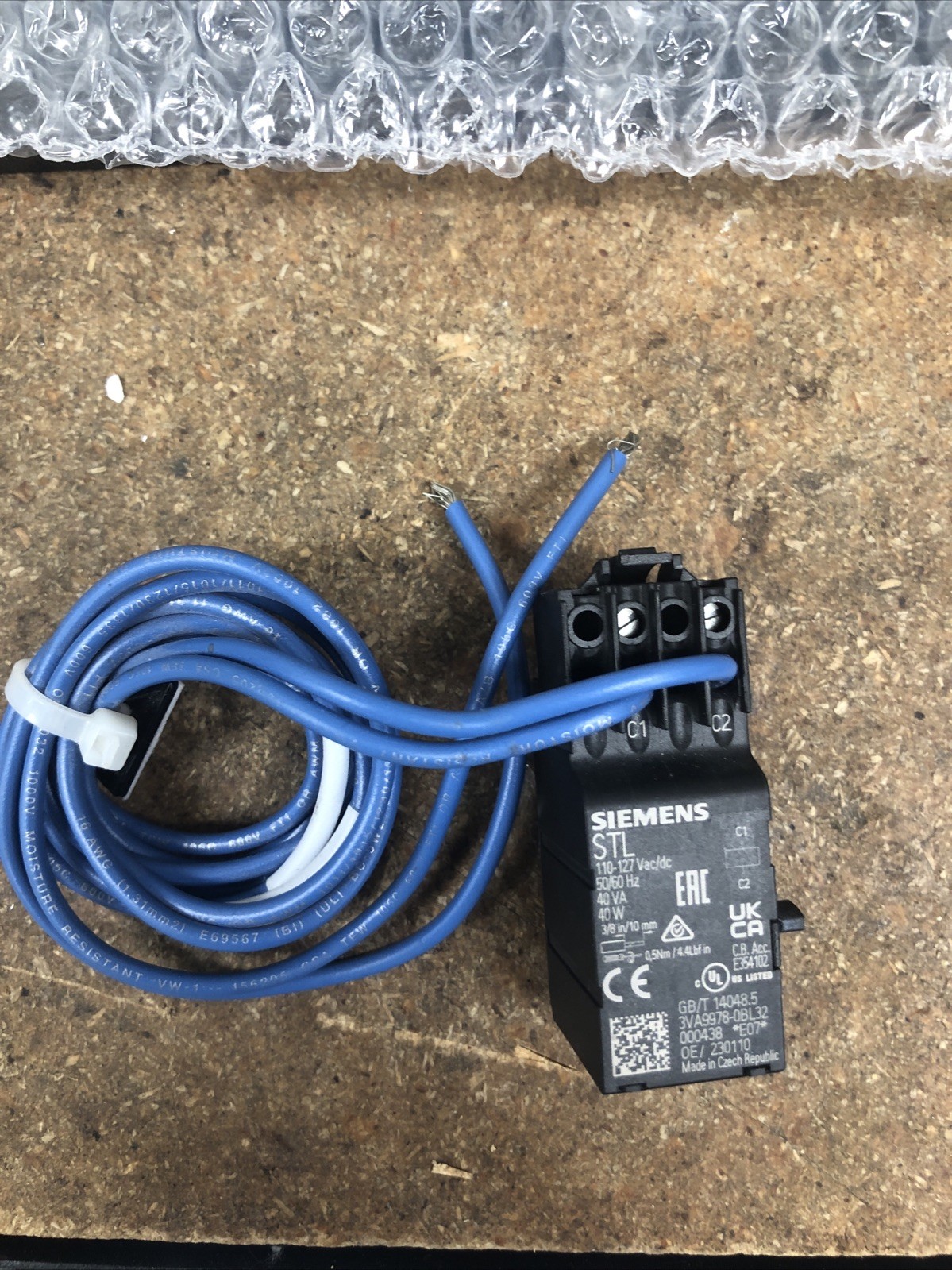 🔥Siemens 3VA9978-0BL32 Shunt Trip Release, 110-127 V AC/DC**New Pullout**