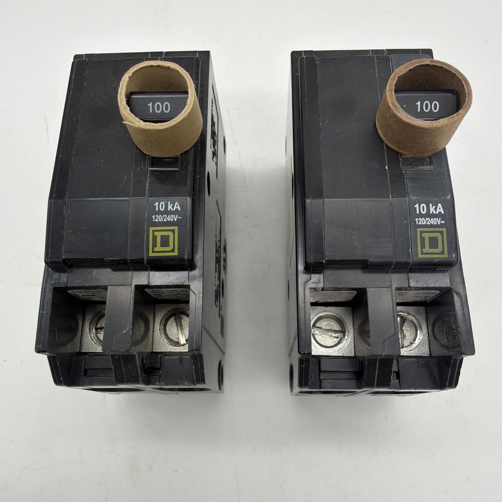 Square D QO2100 100A 2-Pole 120/240V Plug-On QO Circuit Breakers Schneider Lot 2