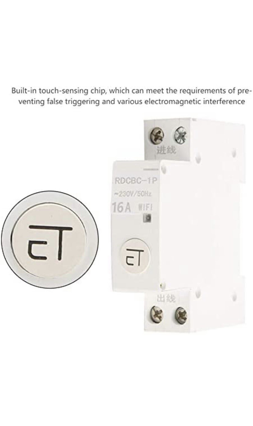 WIFI 230V Circuit Breaker Smart Switch Remote Phone Control Home Appliance