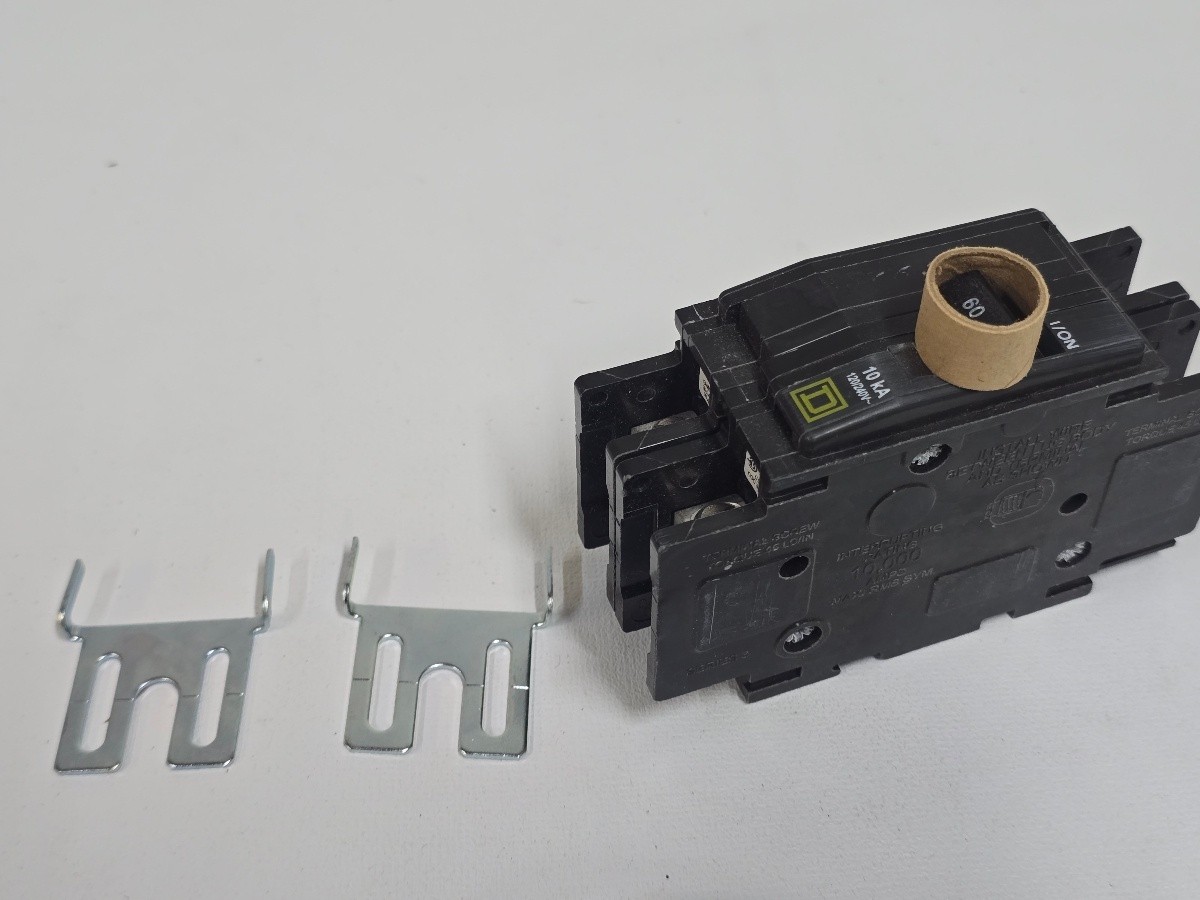 Square D QOU260 2 Pole 60A Circuit Breaker 120/240V 10kA QO Series