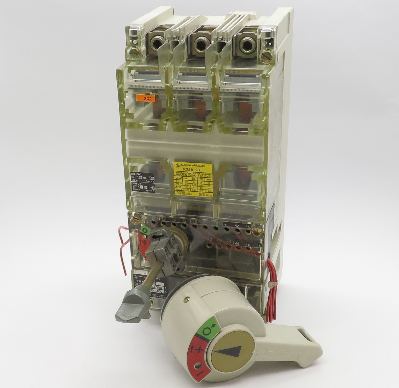 Klöckner Moeller NZM9-250 Circuit Breaker + ZM9-200 Trigger Block 160..200A 3p
