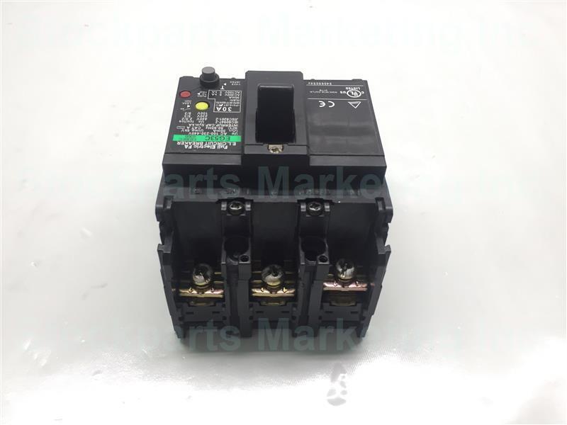 Fuji Electric FA EG53C EB3BEC-030B E.L. Circuit Breaker 30A 30 Days Warranty