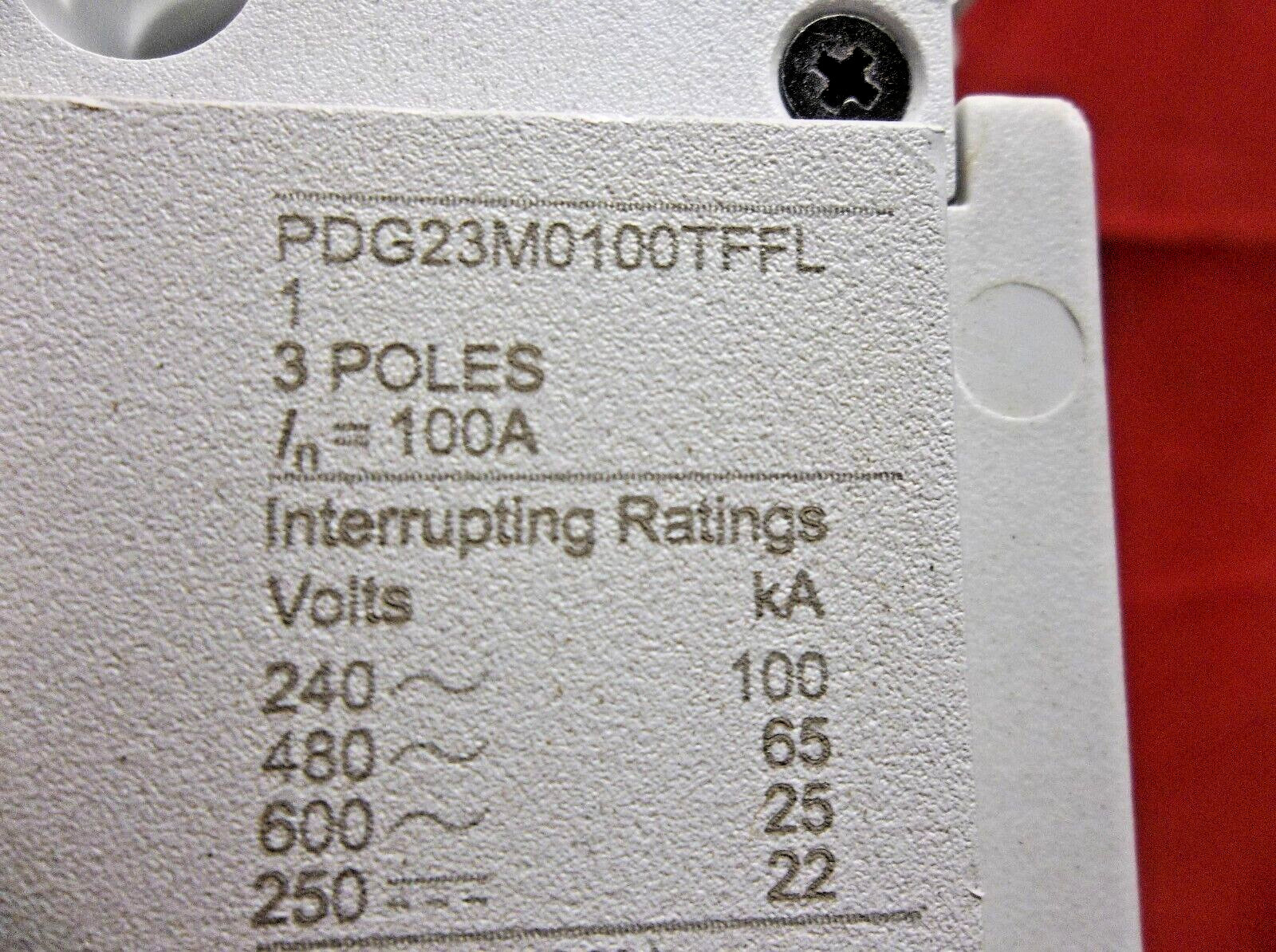 EATON PDG23M0100TFFL circuit breaker 3155A12