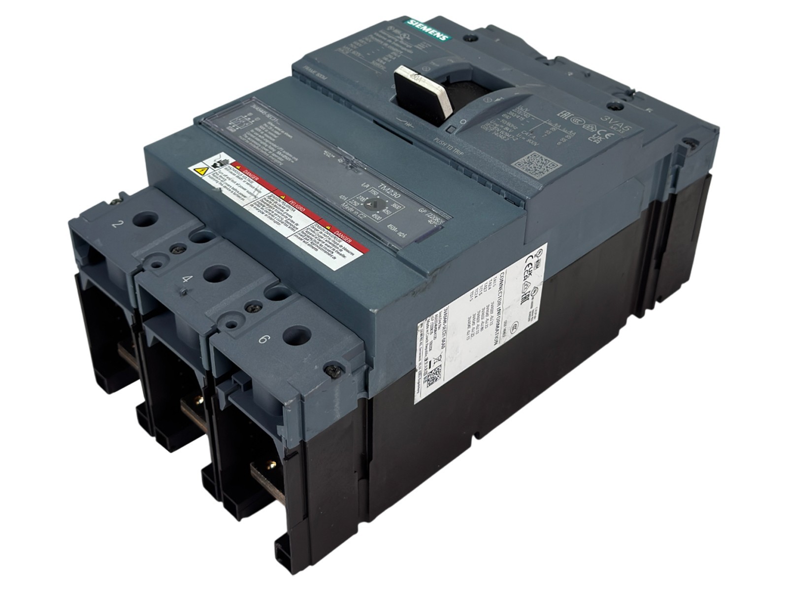 🚀 Siemens 3VA5445-5EC31-0AA0 Circuit Breaker 450A 3-Pole 800V MCCB UL Frame 600