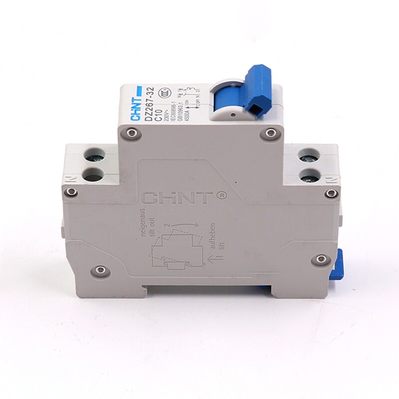 MCB Circuit Breaker Air Switch 10A 16A 20A 25A 32Amp 1Pole+N Fuse Trip Switch