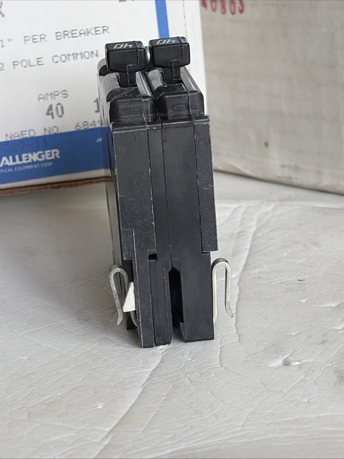 A240 Side Mount Clip CTL-yes Type A Challenger A240K MH240 2 Pole 40 Amp ~New!