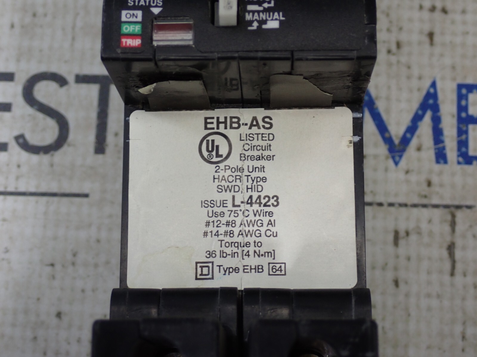 Square D PowerLink Circuit Breaker EHB24020AS 2 Pole EHB 20Amp – TESTED