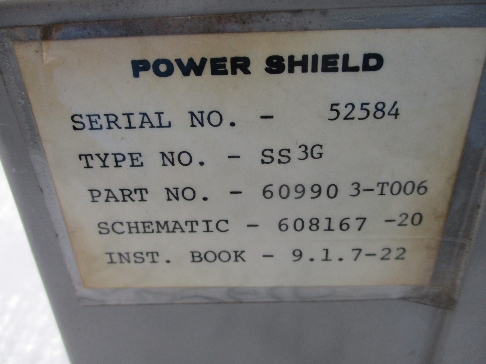 ASEA BROWN BOVERI 60990 3-T006 SOLID STATE TRIP UNIT NSNP