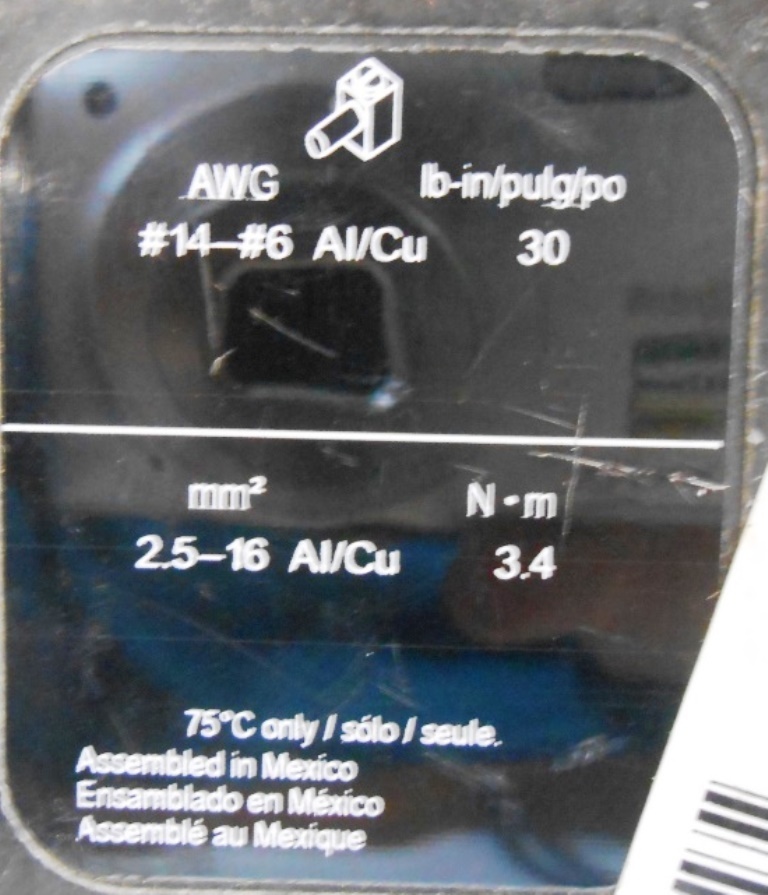 SQUARE D, CIRCUIT BREAKER, EDB14020, 1 POLE, 20 AMPS, 277 VAC, HACR