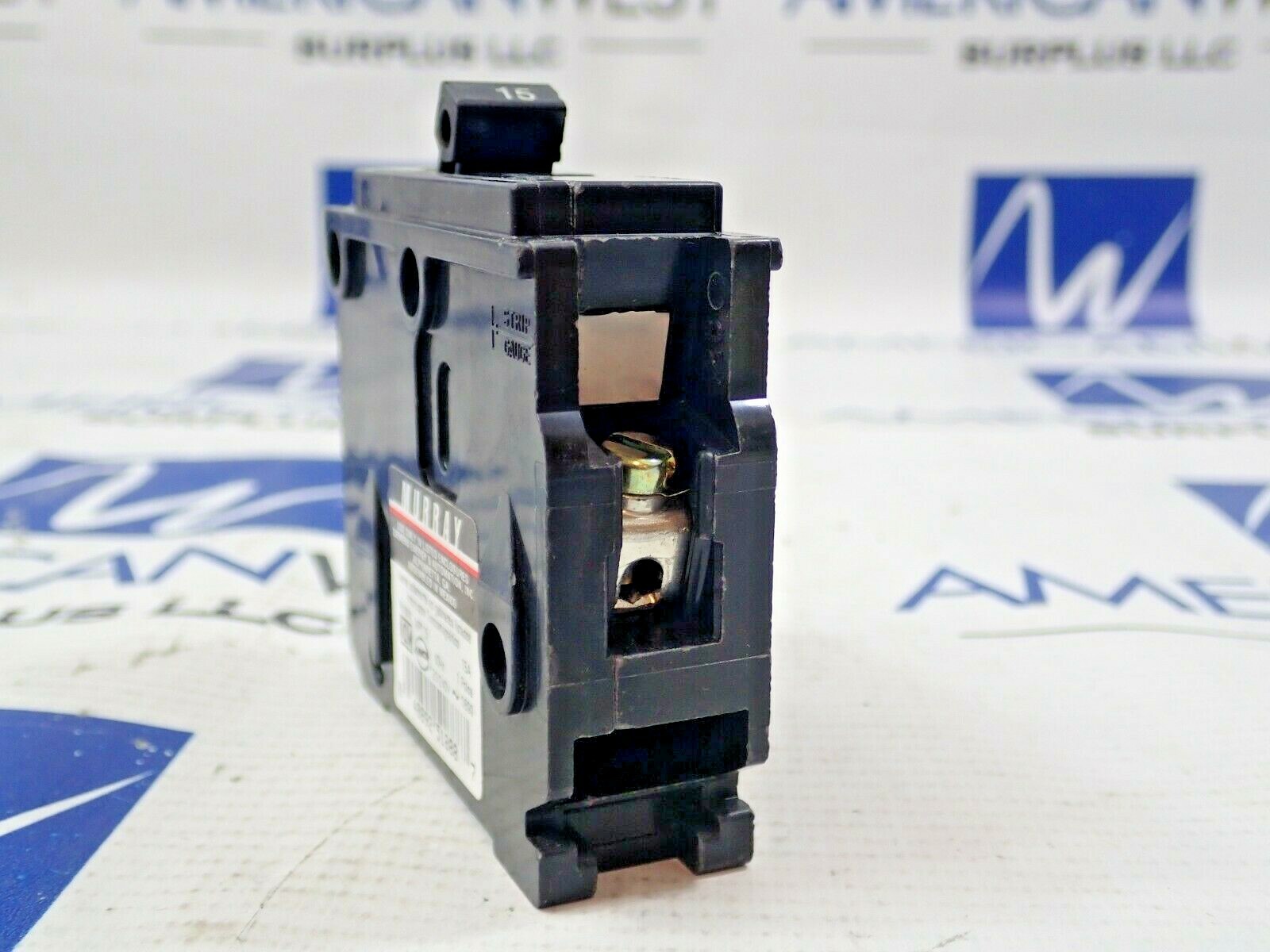 Murray MP115 Circuit Breaker 15A 1 Pole 120/240V Type MP-T Plug In