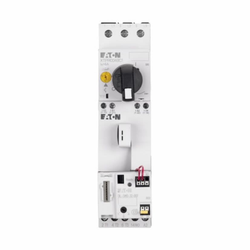 CUTLER HAMMER XTPR004BC1 Motor Protector 4A 600V 3-Phase DIN Rail IP20