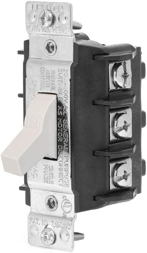 Reliable AC Manual Controller, 30A, Toggle Switch
