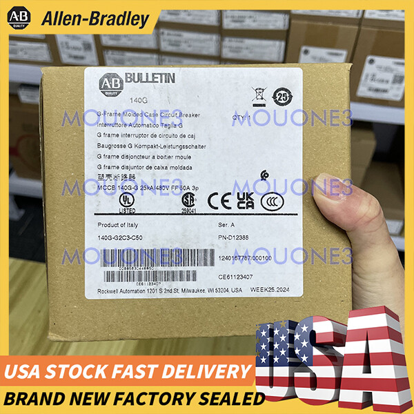 NEW AB 3-Pole 480V Molded Case Circuit Breaker 140G-G2C3-C50 Free delivery AB