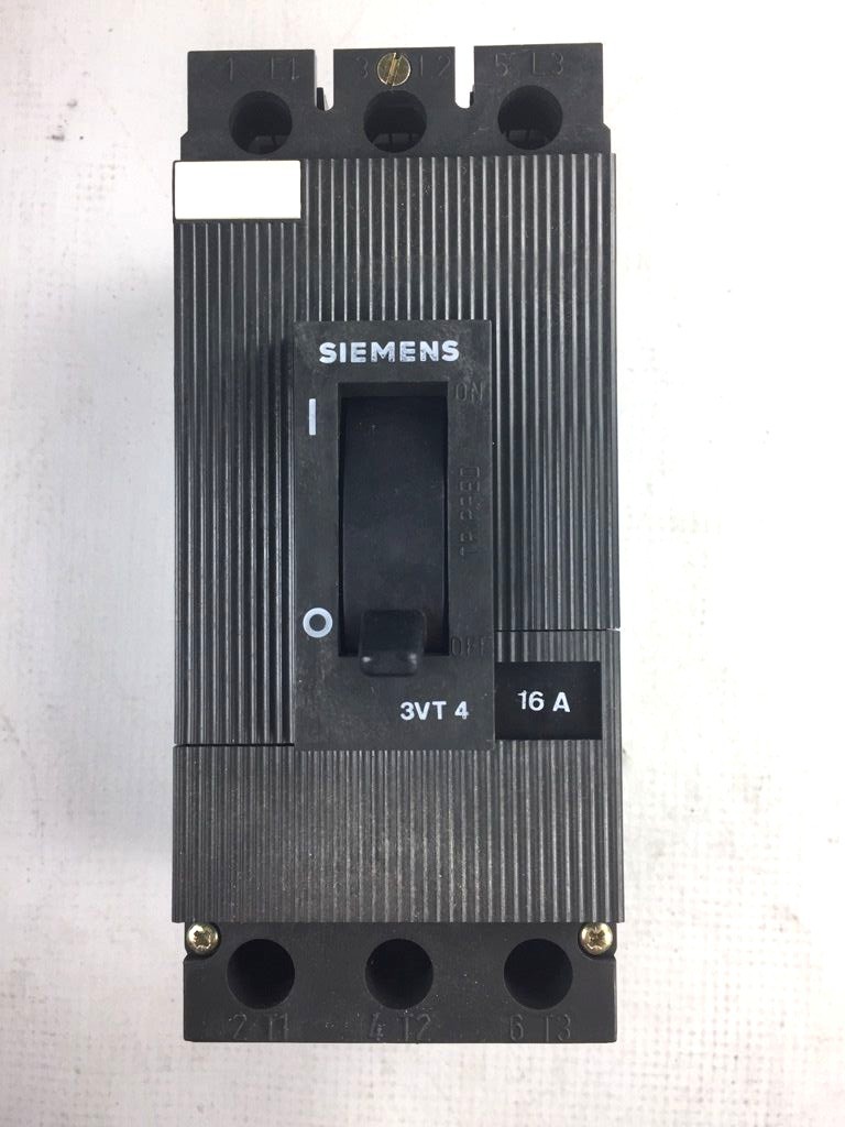 Siemens 3VT4200-0BM00 Circuit Breaker 3 Pole 16 Amps 600V – New