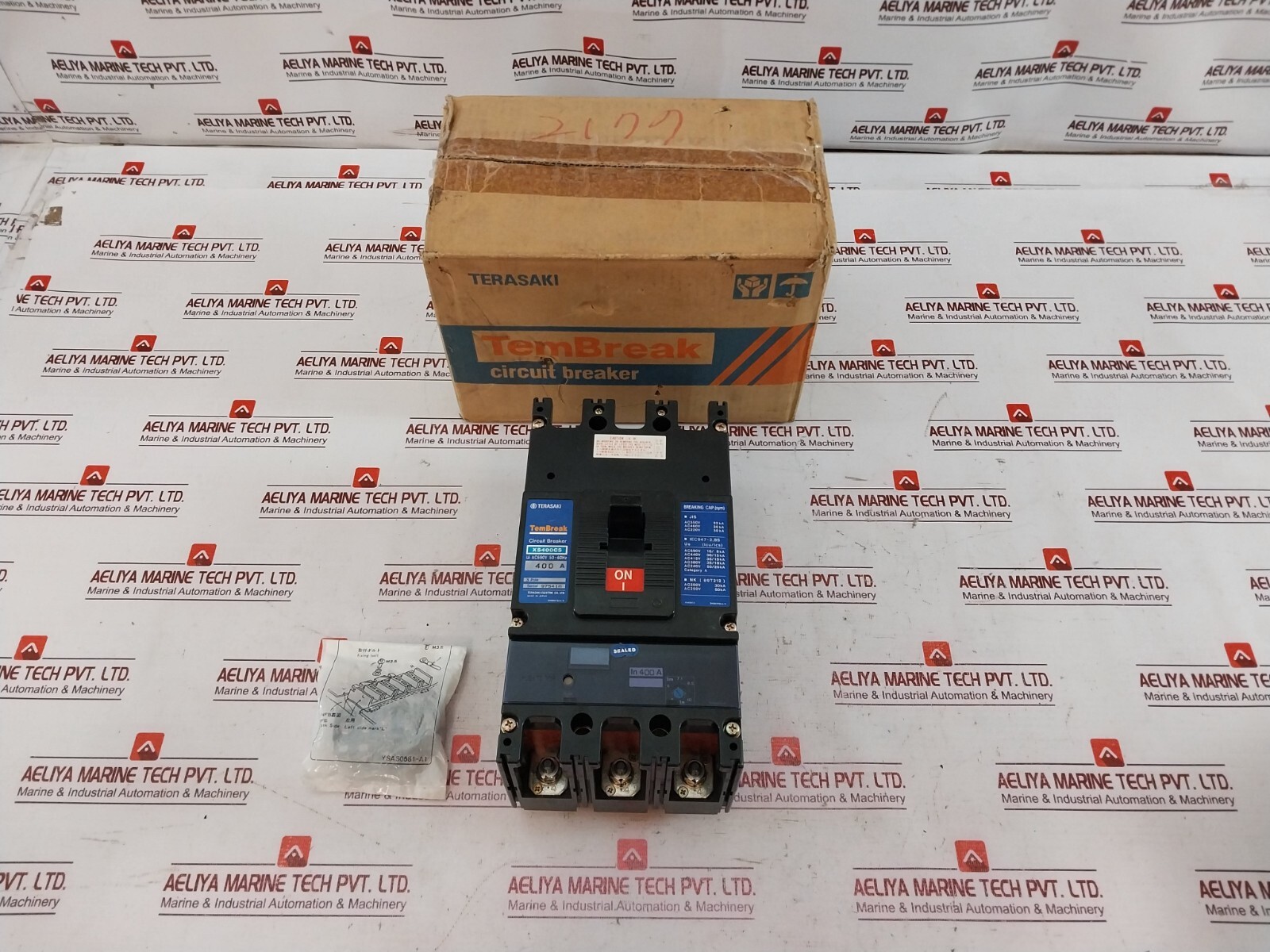 TERASAKI ELECTRIC XS400CS 3Pole Tembreak Circuit Breaker AC690V 200-480V 400A